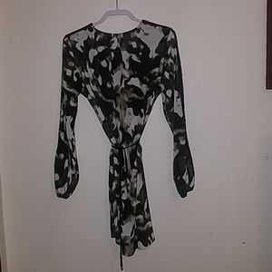 Soft camo print dress